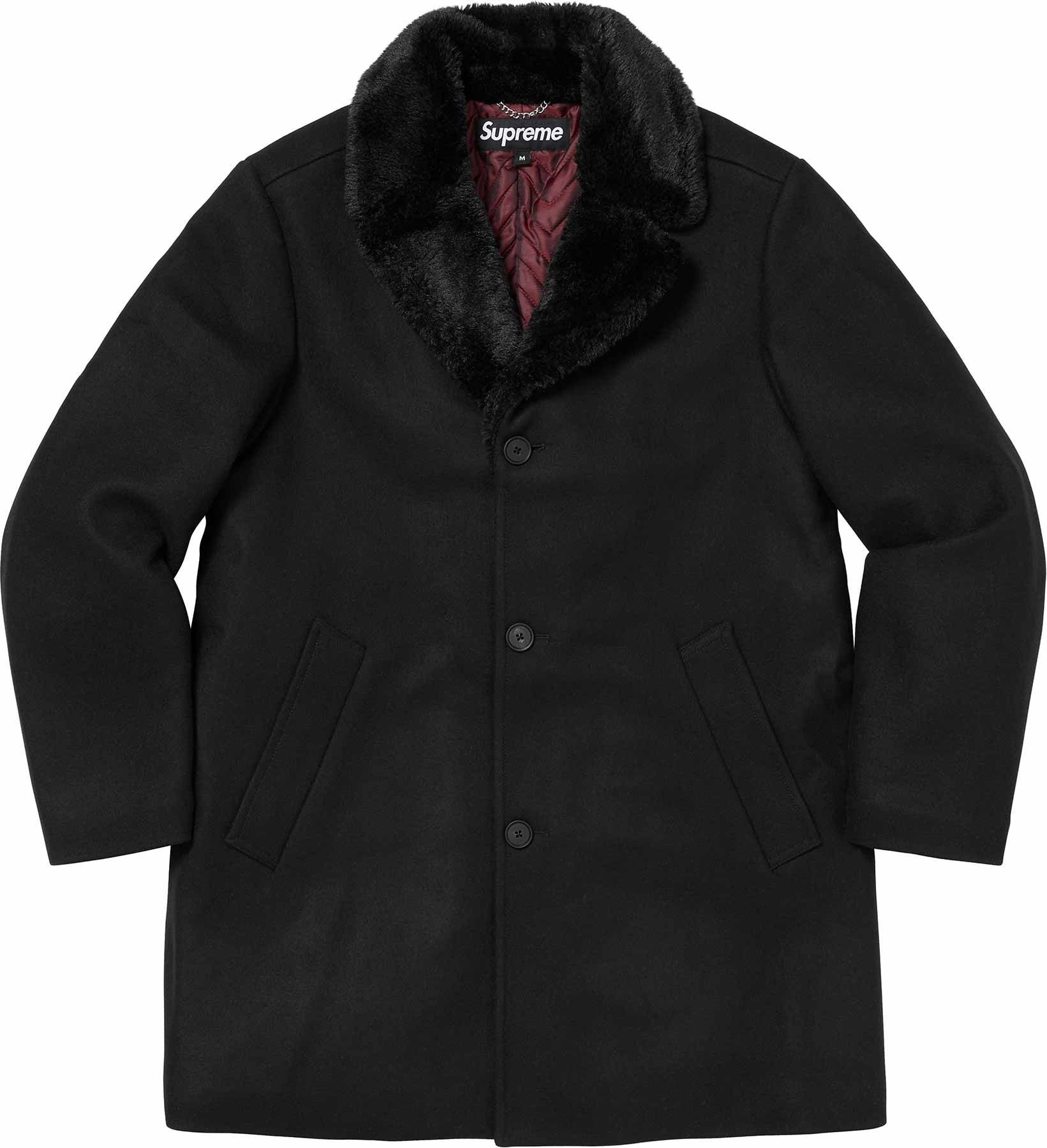 Faux Fur Collar Car Coat view 5